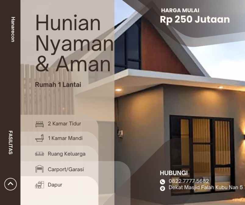 Rumah Baru Dalam Cluster Hanarecon