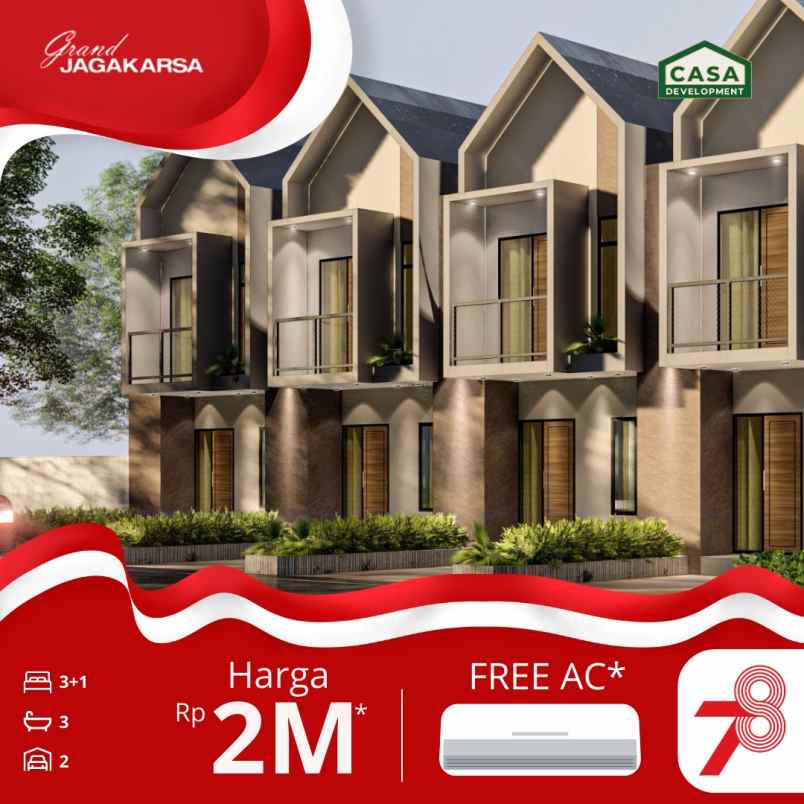 Hunian Modern Lantai Dalam Cluster Grand Jagakarsa