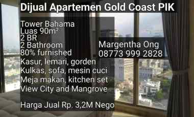 apartemen gold coast pik view city and mangrove
