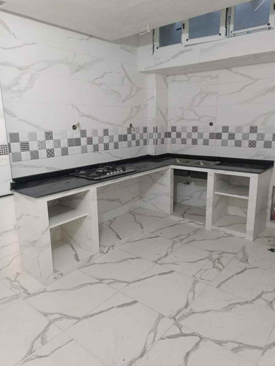 ukuran meja dapur cor minimalis