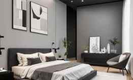 ide cat kamar, abu-abu kombinasi, inspirasi kamar, kamar estetik, ide desain kamar