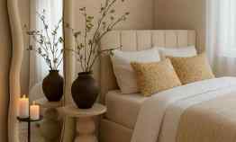 kombinasi 2 warna cat kamar tidur sempit