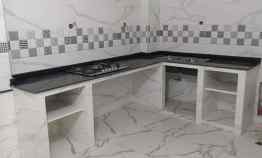 ukuran meja dapur cor minimalis