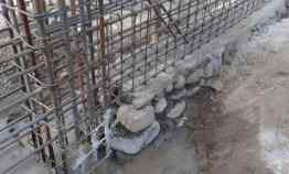 pondasi batu kali, untuk rumah, pemasangan pondasi, komposisi pondasi