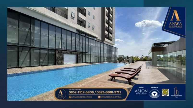 anwa residence bintaro apartemen siap huni mp414