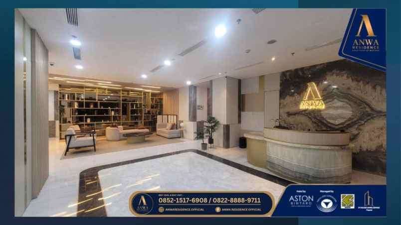 anwa residence bintaro apartemen siap huni mp414