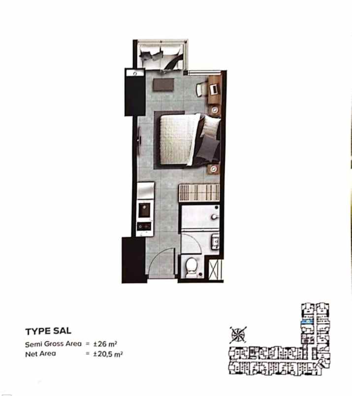 dijual apartemen apartemen clayson pakuwon