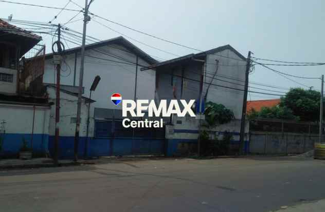 dijual gudang letak pinggir jalan di tangerang banten