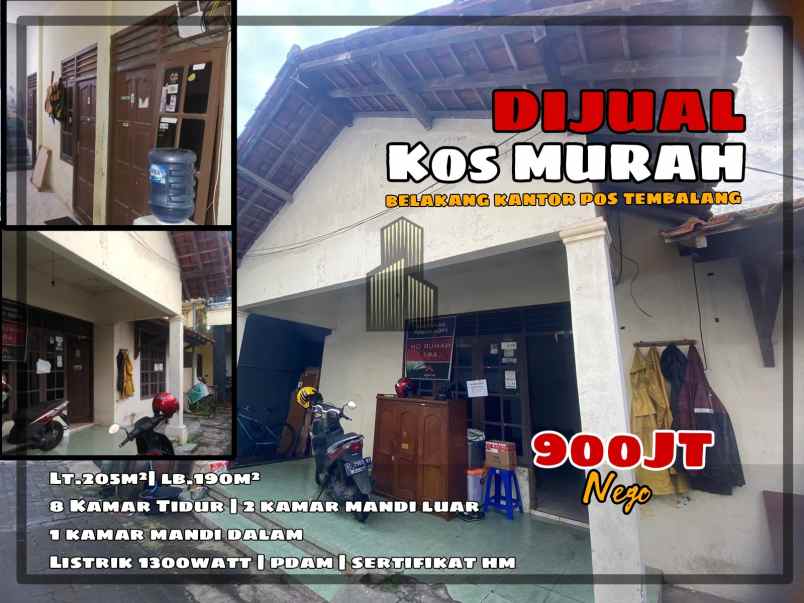 dijual kost blkng kantor pos tembalang