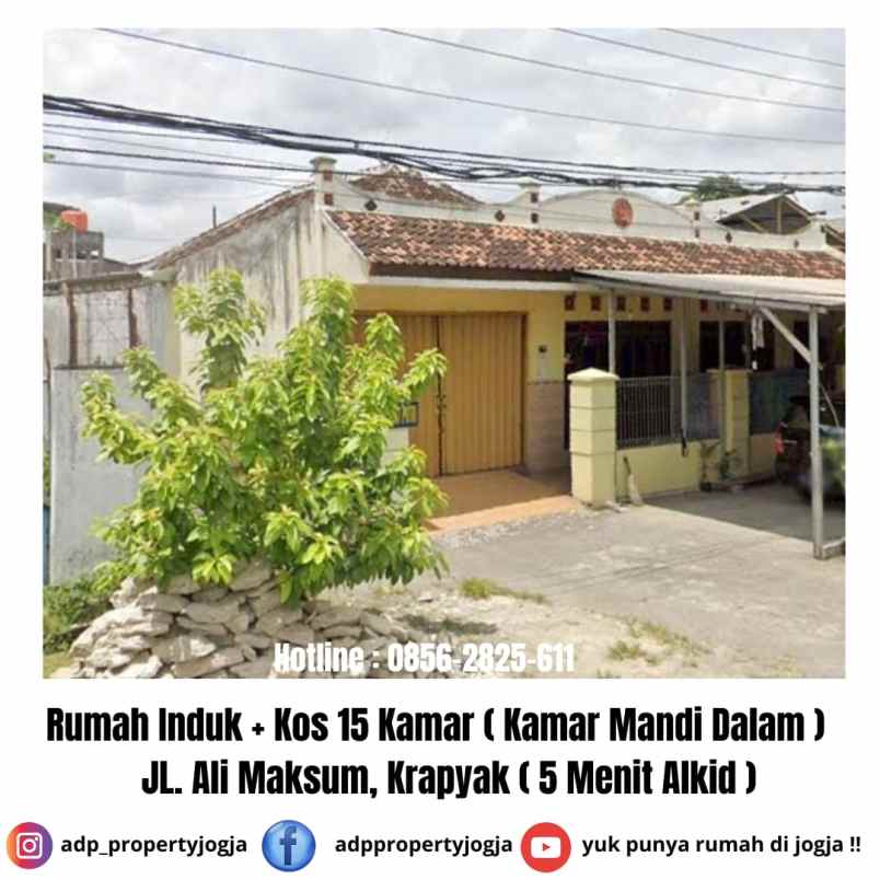 dijual kost jl kh ali maksum