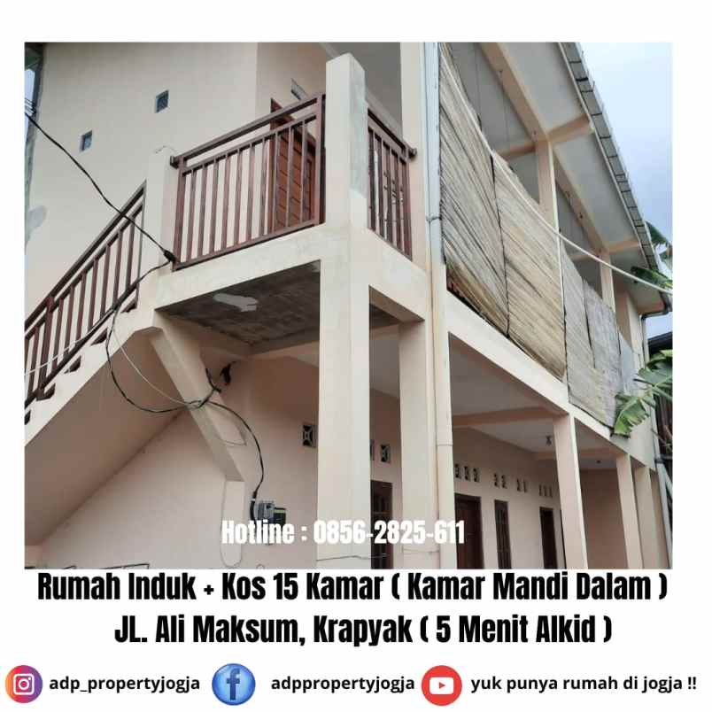 dijual kost jl kh ali maksum