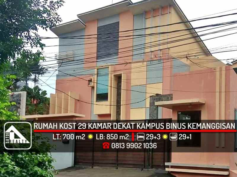 dijual kost kemanggisan palmerah