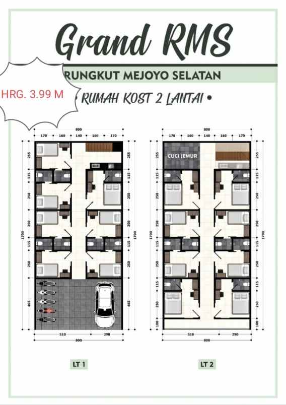 dijual kost rungkut mejoyo