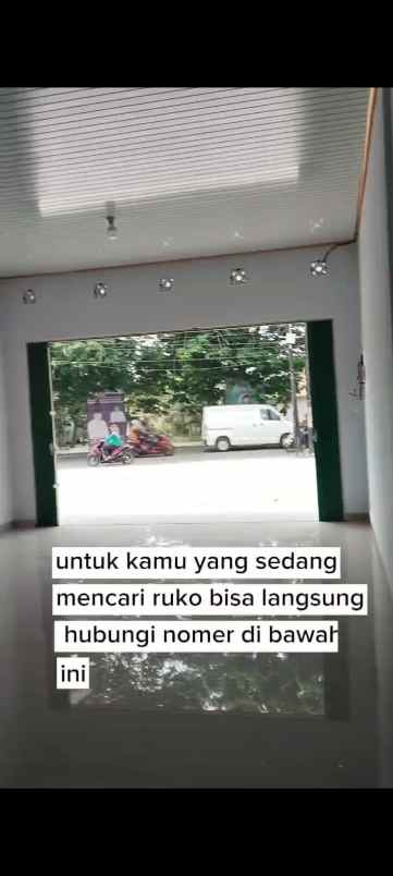 dijual ruko gudang kantor jl raya kukun daon