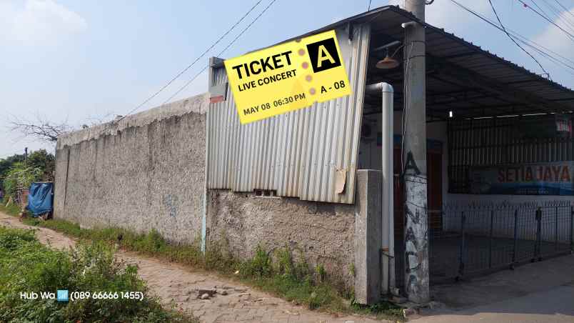 dijual ruko gudang kantor kedaung sepatan timur kab