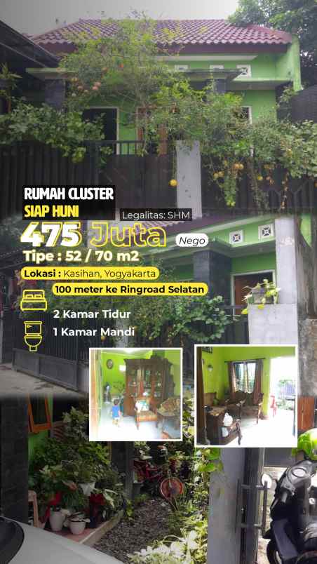 dijual rumah 100 meter ke ringroad