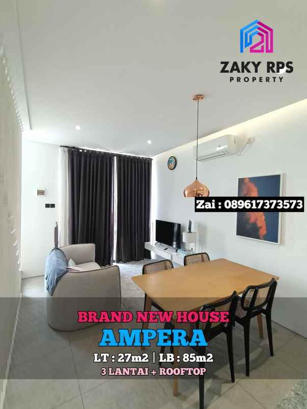 dijual rumah ampera