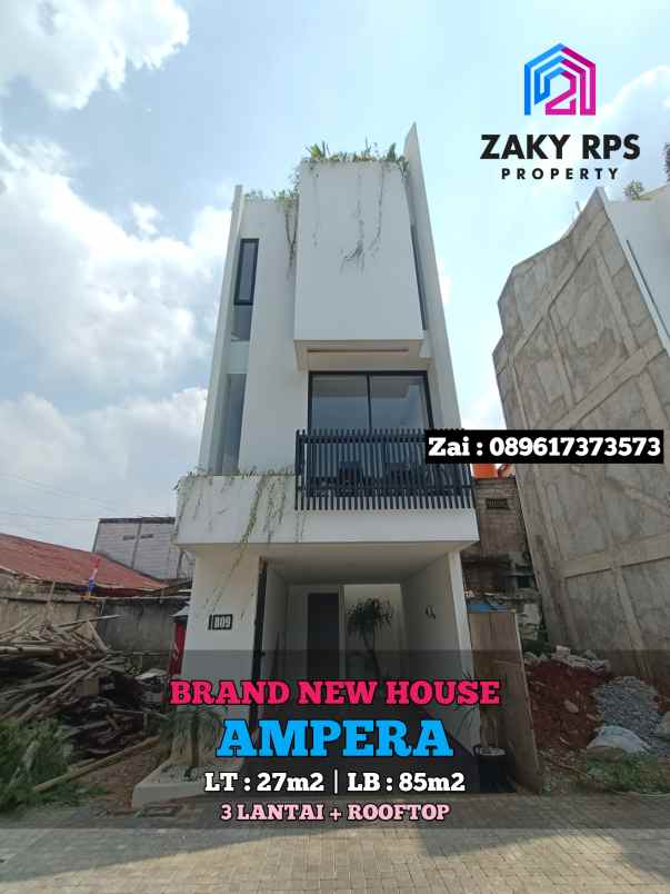 dijual rumah ampera