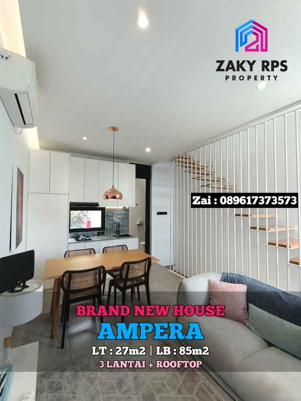 dijual rumah ampera