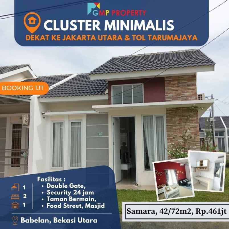 dijual rumah babelan