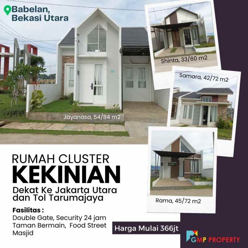 dijual rumah babelan