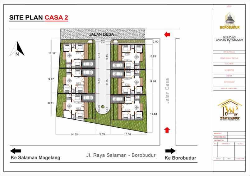 dijual rumah borobudur magelang jawa tengah