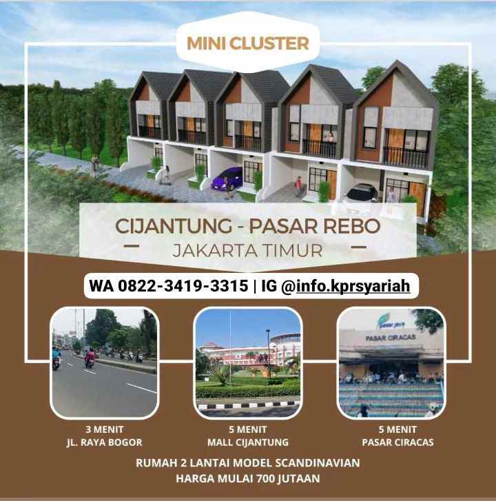 dijual rumah cijantung