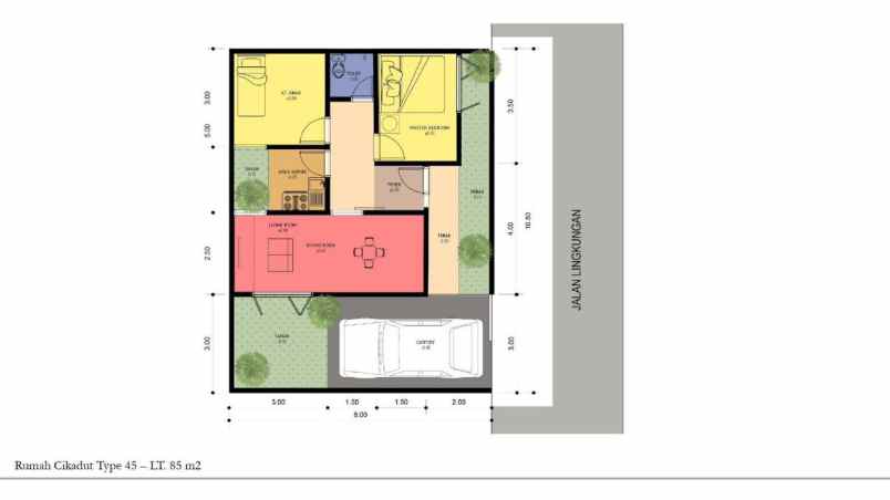 dijual rumah cikadut pasir malati bandung