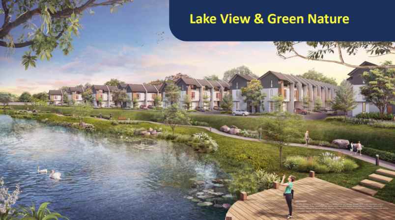 dijual rumah cluster chelia scg