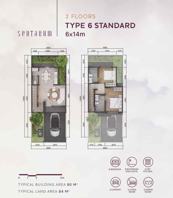 dijual rumah cluster sentarum asya jgc