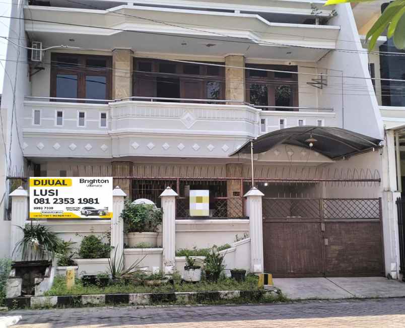 dijual rumah darmo indah barat