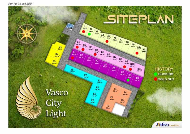 dijual rumah di cihanjuang cluster vasco city light