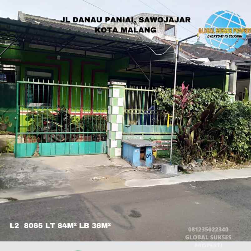 dijual rumah di jalan danau paniai