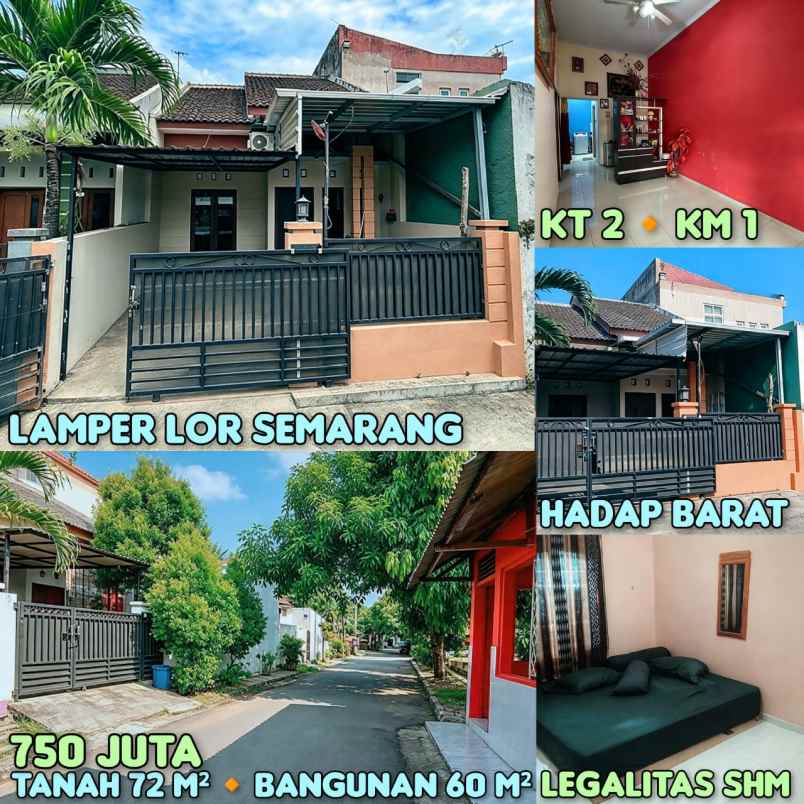 dijual rumah di lamper lor semarang