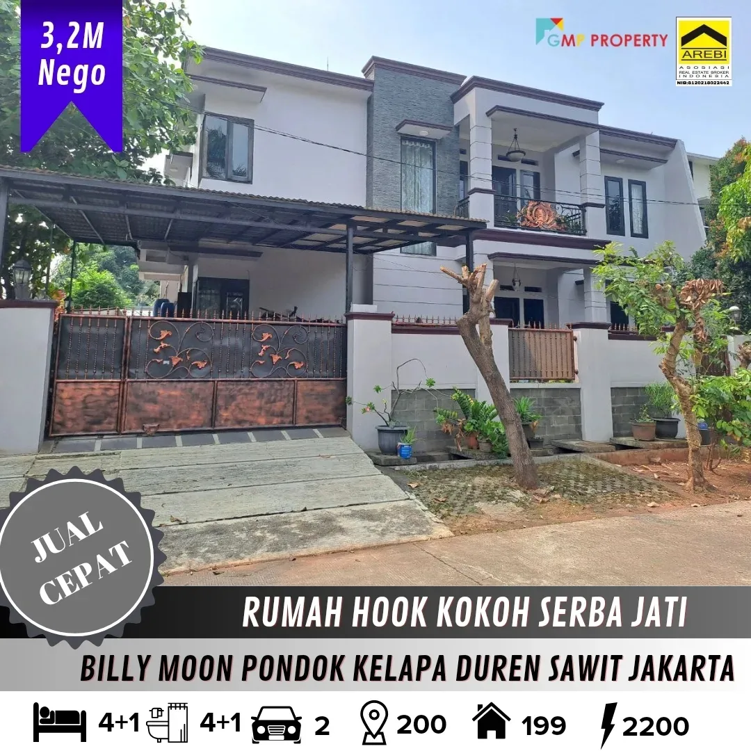 dijual rumah duren sawit jakarta