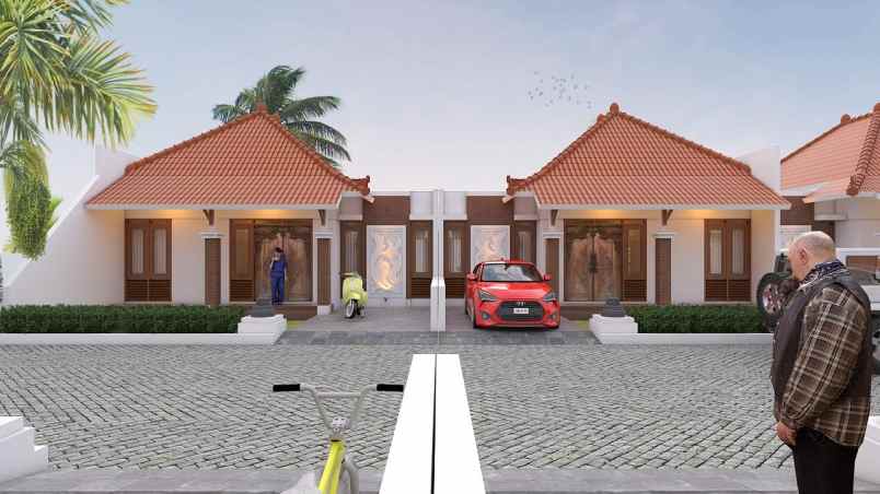 dijual rumah etnik jawa di borobudur