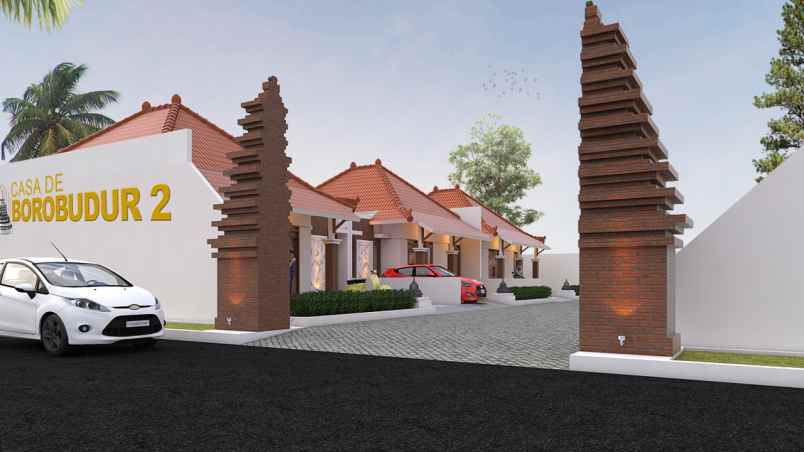 dijual rumah etnik jawa di borobudur