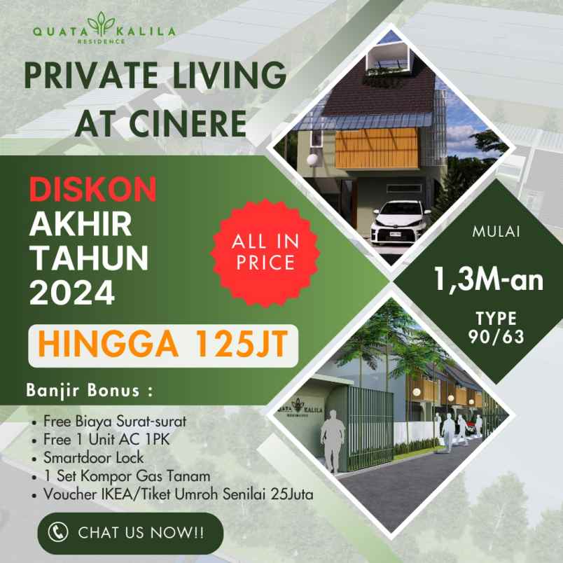 dijual rumah gandul cinere