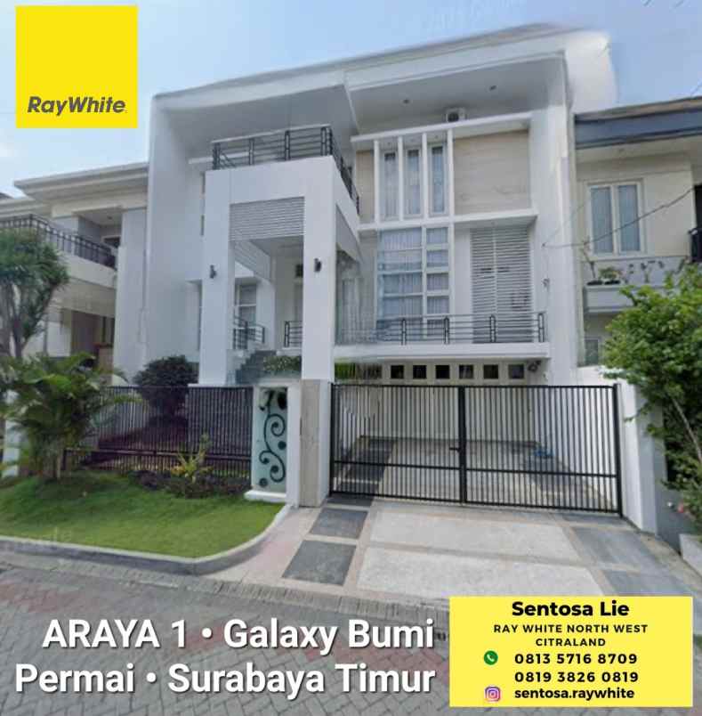 dijual rumah jalan araya 1 galaxy bumi