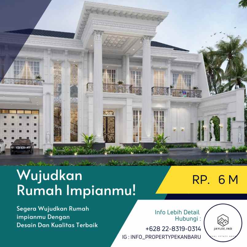 dijual rumah jalan cemara kipas komplek