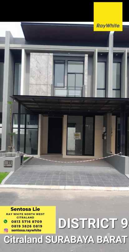 dijual rumah jalan citraland district 9