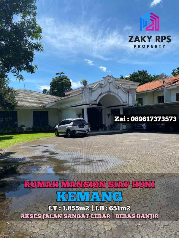 dijual rumah jalan kemang