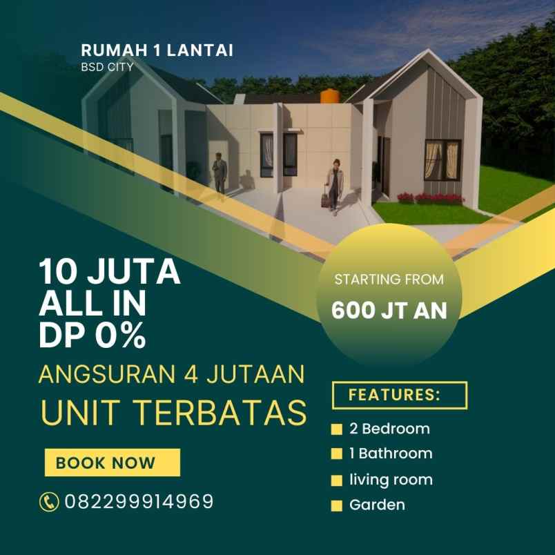 dijual rumah jalan lengkong gudang