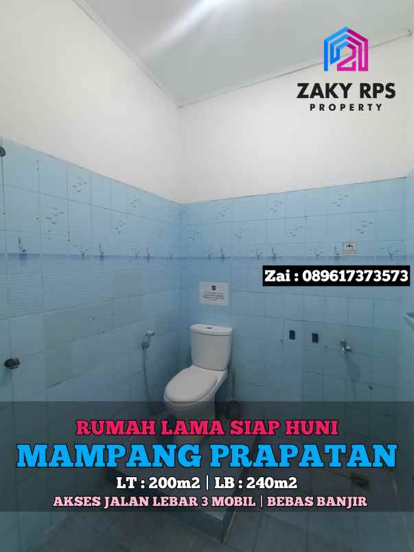 dijual rumah jalan mampang prapatan