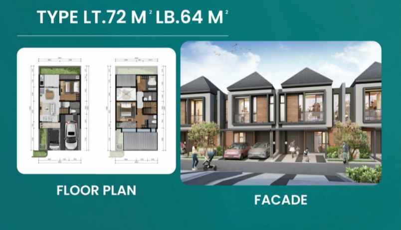 dijual rumah jalan metland cibitung