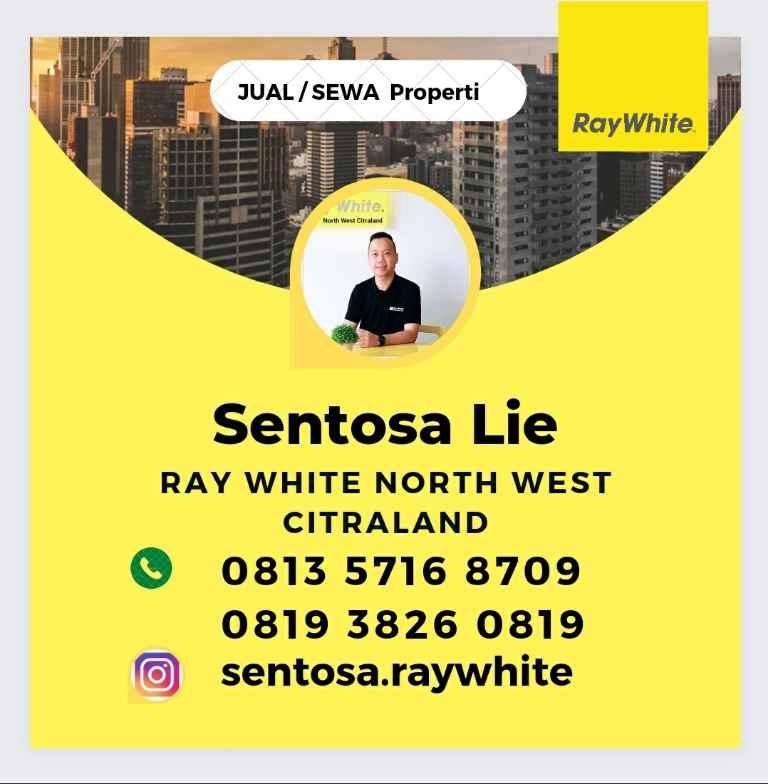 dijual rumah jalan north west lake