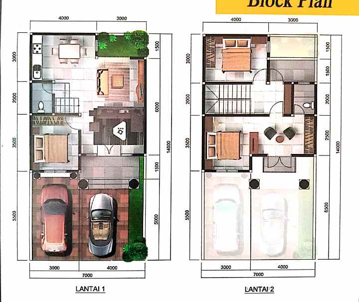 dijual rumah jalan praji kelapa dua wetan