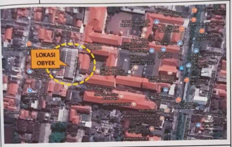 dijual rumah jalan tangkis turi