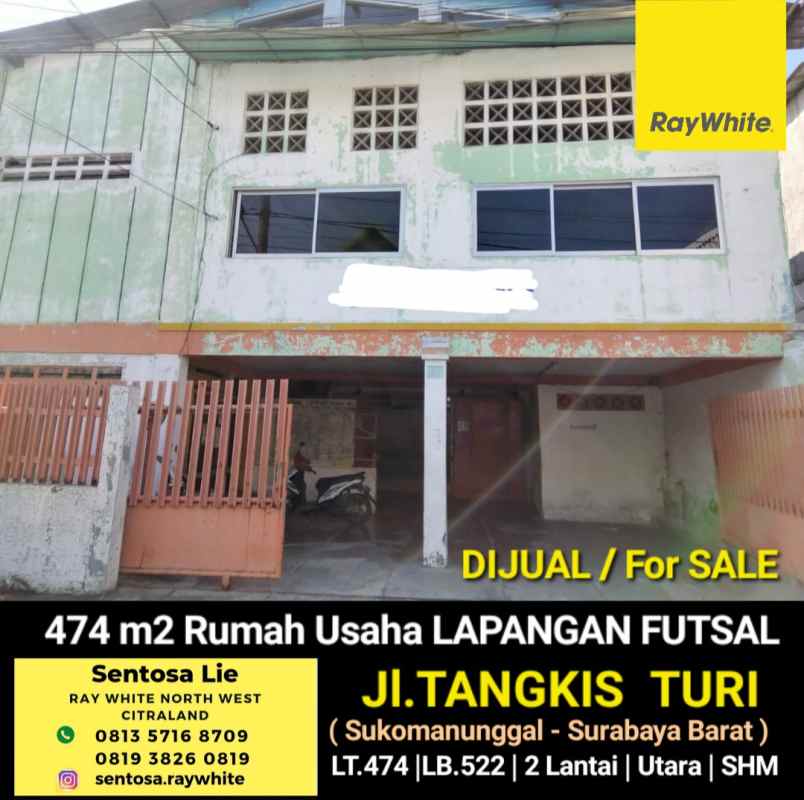 dijual rumah jalan tangkis turi