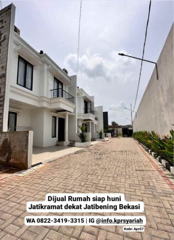 dijual rumah jatikramat bekasi